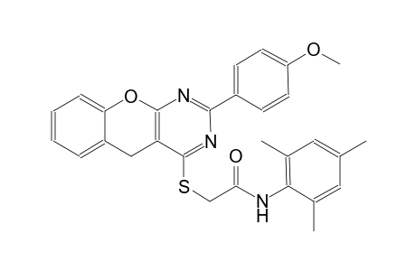 acetamide, 2-[[2-(4-methoxyphenyl)-5H-[1]benzopyrano[2,3-d]pyrimidin-4-yl]thio]-N-(2,4,6-trimethylphenyl)-