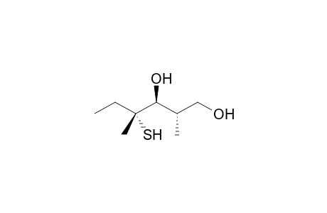 anti,anti-(2S,3S,4R)-2,4-Dimethyl-4-sulfanylhexane-1,3-diol