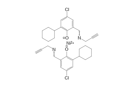 Nickel(II) 4-chloro-2-cyclohexyl-6-((prop-2-yn-1-ylimino)methyl)phenolate