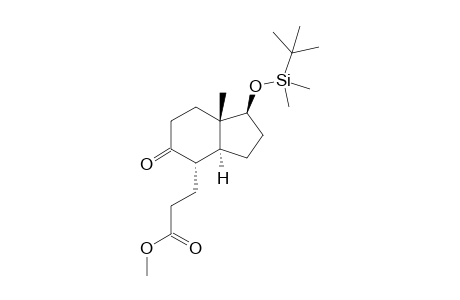 3-[(1S,3aS,4S,7aS)-1-[tert-butyl(dimethyl)silyl]oxy-5-keto-7a-methyl-2,3,3a,4,6,7-hexahydro-1H-inden-4-yl]propionic acid methyl ester