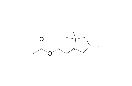 Ethanol, 2-(2,2,4-trimethylcyclopentylidene)-, acetate