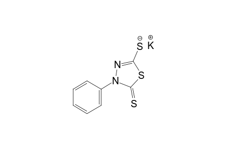 2-mercapto-4-phenyl-delta square-1,3,4-thiadiazoline-5-thione, potassium salt