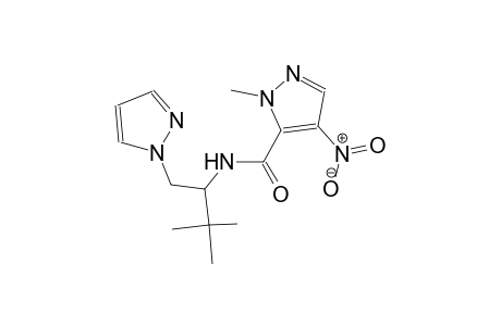 N-[2,2-dimethyl-1-(1H-pyrazol-1-ylmethyl)propyl]-1-methyl-4-nitro-1H-pyrazole-5-carboxamide