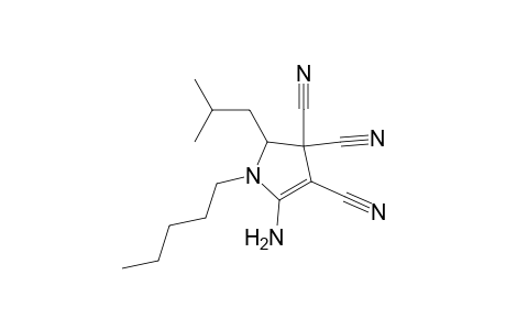 1-n-pentyl-2-isobutyl-3,3,4-tricyano-5-amino-1,2-dihydropyrrole