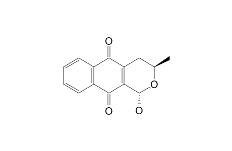 (1S,3R)-1-hydroxy-3-methyl-3,4-dihydro-1H-benzo[g]isochromene-5,10-quinone