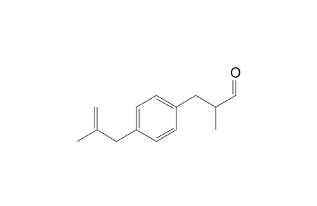 2-Methyl-3-(4-(2-methylallyl)phenyl)propanal