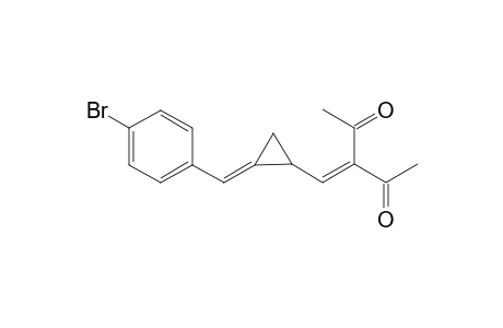 (E)-3-((2-(4-bromobenzylidene)cyclopropyl)methylene)pentane-2,4-dione