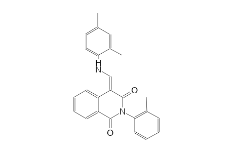 1,3(2H,4H)-isoquinolinedione, 4-[[(2,4-dimethylphenyl)amino]methylene]-2-(2-methylphenyl)-, (4E)-