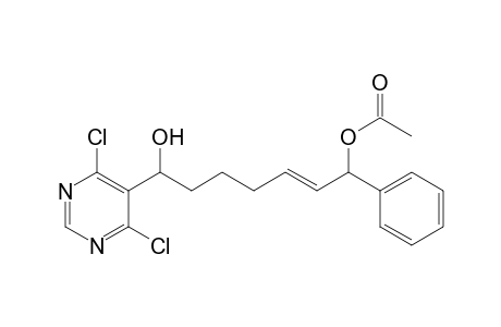 (E)-7-(4,6-Dichloropyrimidin-5-yl)-7-hydroxy-1-phenylhept-2-en-1-yl Acetate