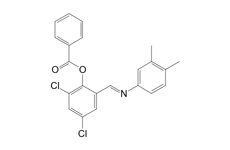 2,4-dichloro-6-[N-(3,4-xylyl)formimidoyl]phenol, benzoate