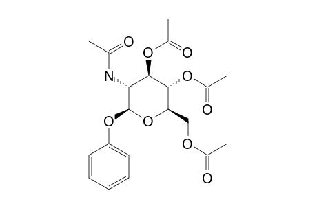 1-PHENYL-2-N-ACETAMIDO-2-DEOXY-BETA-D-GLUCOPYRANOSIDE-PERACETYLATED