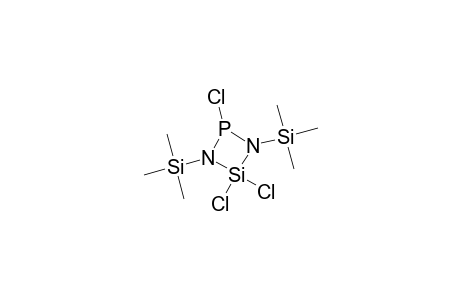 1,3-Diaza-2-phospha-4-silacyclobutane, 2,4,4-trichloro-1,3-bis(trimethylsilyl)-