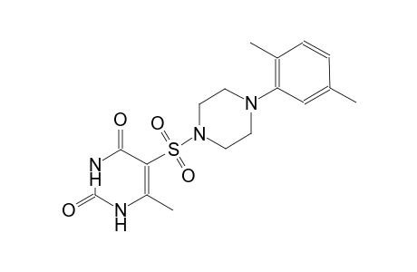 5-{[4-(2,5-dimethylphenyl)-1-piperazinyl]sulfonyl}-6-methyl-2,4(1H,3H)-pyrimidinedione