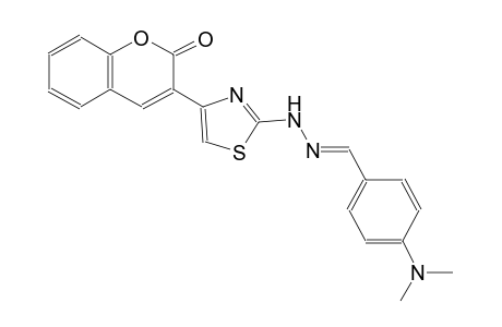 4-(dimethylamino)benzaldehyde [4-(2-oxo-2H-chromen-3-yl)-1,3-thiazol-2-yl]hydrazone
