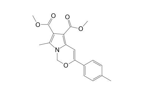 Dimethyl 7-methyl-3-(4-methylphenyl)-1H-pyrrolo[1,2-c][1,3]oxzole-5,6-dicarboxylate