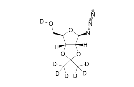 (3aR,4R,6R,6aR)-4-azido-6-(deuteriooxymethyl)-2,2-bis(trideuteriomethyl)-3a,4,6,6a-tetrahydrofuro[3,4-d][1,3]dioxole