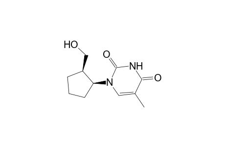 1-[(1S,2R)-2-(hydroxymethyl)cyclopentyl]-5-methyl-pyrimidine-2,4-dione
