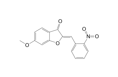 (2Z)-6-methoxy-2-(2-nitrobenzylidene)coumaran-3-one