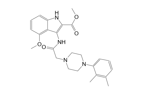 methyl 3-({[4-(2,3-dimethylphenyl)-1-piperazinyl]acetyl}amino)-4-methoxy-1H-indole-2-carboxylate