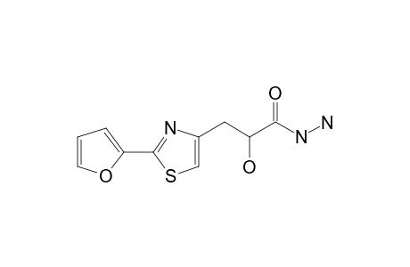 3-[2-(2-furyl)thiazol-4-yl]-2-hydroxy-propionohydrazide