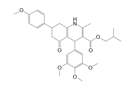 3-quinolinecarboxylic acid, 1,4,5,6,7,8-hexahydro-7-(4-methoxyphenyl)-2-methyl-5-oxo-4-(3,4,5-trimethoxyphenyl)-, 2-methylpropyl ester