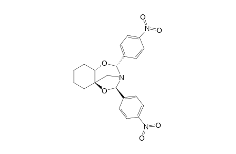 trans-8,10-Bis(4-nitrophenyl)-7,11-dioxa-9-azatricyclo[7.2.1.0(1,6)]dodecane