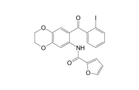 N-{7-[(2-iodophenyl)carbonyl]-2,3-dihydro-1,4-benzodioxin-6-yl}furan-2-carboxamide