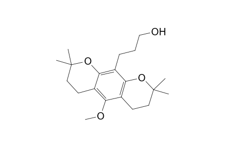 2H,6H-Benzo[1,2-b:5,4-b']dipyran-10-propanol, 3,4,7,8-tetrahydro-5-methoxy-2,2,8,8-tetramethyl-