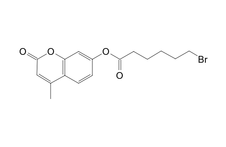 7-(6-Bromohexanoyl)-4-methylcoumarin ester