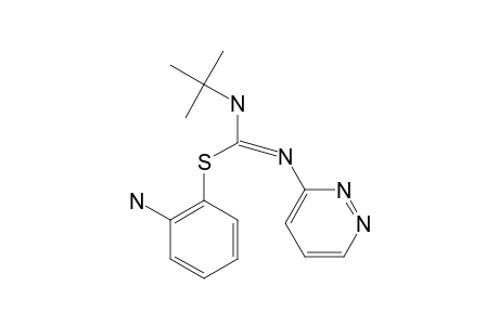 (Z)-S-(2-AMINOPHENYL)-N-(1,1-DIMETHYLETHYL)-N'-(3-PYRIDAZINYL)-ISOTHIOUREA