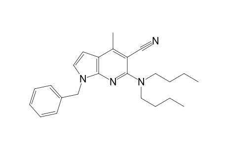 6-Di-n-butylamino-1-benzyl-4-methyl-5-cyano-7-azaindole