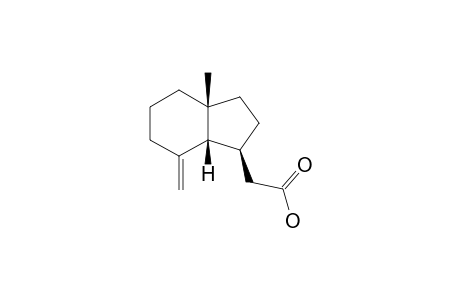 (1R*,3AS*,7AR*)-HEXAHYDRO-3A-METHYL-7-METHYLENE-1-INDAN-ACETIC-ACID