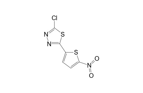2-Chloro-5-(5-nitro-2-thienyl)-1,3,4-thiadiazole