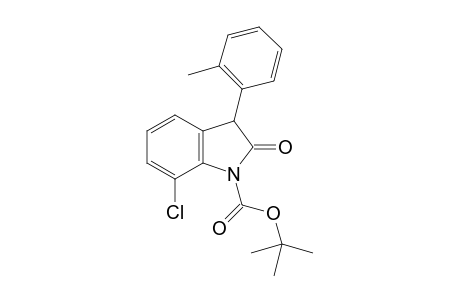 7-chloro-2-oxo-3-(o-tolyl)indoline-1-tert-butyl-carboxylate