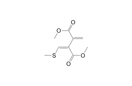 Butanedioic acid, methylene[(methylthio)methylene]-, dimethyl ester, (E)-