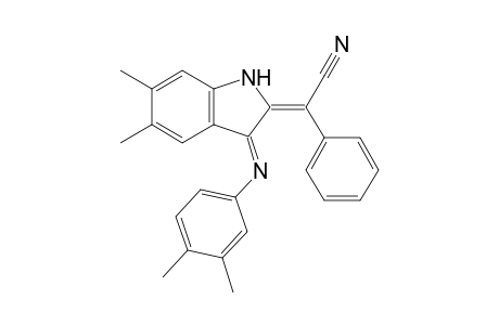 2-(1'-Cyano-1'-phenylmethylidene)-5,6-dimethyl-3-(3",4"-dimethylphenyl)imino-2,3-dihydro-1H-indole