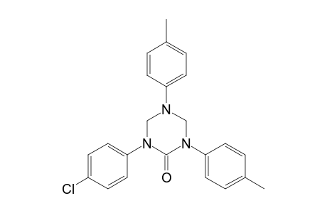 1-(4-Chlorophenyl)-3,5-bis(4-methylphenyl)-1,3,5-triazinan-2-one