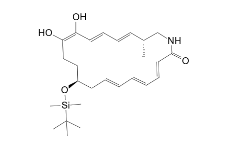 (9S,18R)-9-{[1-(tert-Butyl)-1,1-dimethylsilyl]oxy}-12,13-dihydroxy-18-methyl-20-aza-2E,4E,6E,12E,14E,16E-cycloicosahexaen-1-one