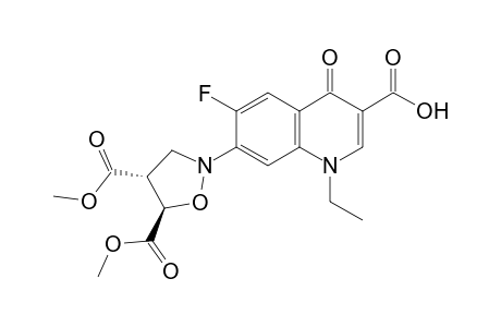 7-[(4R,5R)-4,5-Bis(methoxycarbonyl)tetrahydroisoxazol-2-yl]-1-ethyl-6-fluoro-4-oxo-1,4-dihydroquinoline-3-carboxylic acid
