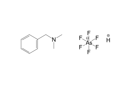 N,N-dimethylbenzylamine, hydrogen hexafluoroarsenate(1-)