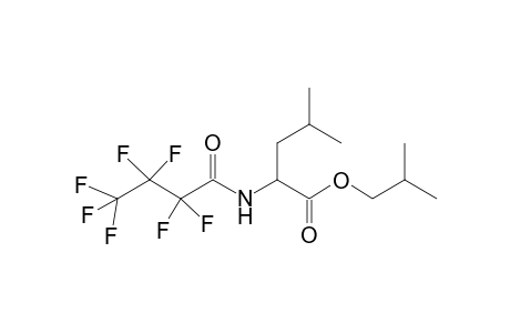 Leucine heptafluorobutyryl amide isopropyl ester