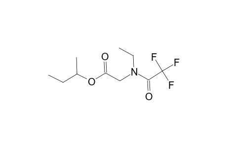 Glycine, n-ethyl-N-(trifluoroacetyl)-, 1-methylpropyl ester