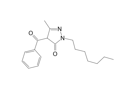 4-Benzoyl-2-heptyl-5-methyl-2,4-dihydro-3H-pyrazol-3-one
