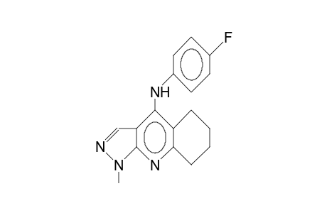 1-Methyl-4-(4-fluoro-phenyl)-5,6,7,8-tetrahydro-1H-pyrazolo(3,4-B)quinoline