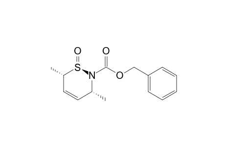 cis-Benzyl (1S,3R,6S)-3,6-Dihydro-3,6-dimethyl-1.lambda.(4),2-thiazine-2-carboxylate 1-oxide