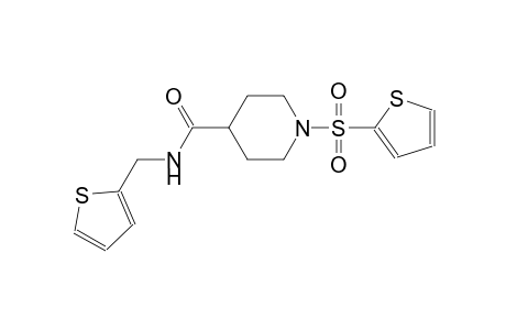 N-(2-thienylmethyl)-1-(2-thienylsulfonyl)-4-piperidinecarboxamide