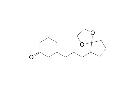 6-(3-(3-Oxocyclohexyl)propyl)-1,4-dioxaspiro[4.4]nonane