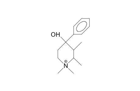 R-4-Hydroxy-1,1,C-2,C-3-tetramethyl-4-phenyl-piperidine cation