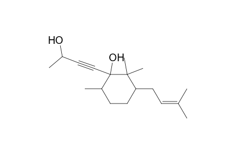 Cyclohexanol, 1-(3-hydroxy-1-butynyl)-2,2,6-trimethyl-3-(3-methyl-2-butenyl)-