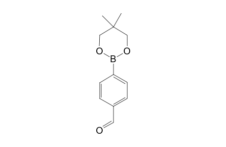 2-(4-Formylphenyl)-5,5-dimethyl-1,3,2-dioxaborane